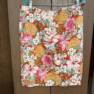 Villager Pink and Orange Skirt Resort Wear